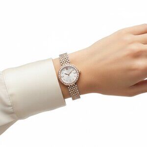 NWT Authentic Swarovski Certa Quartz Crystal Women's Watch